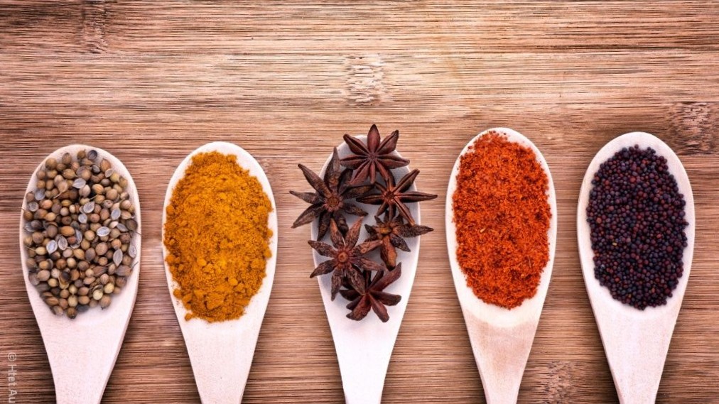 Spices on Market Stall